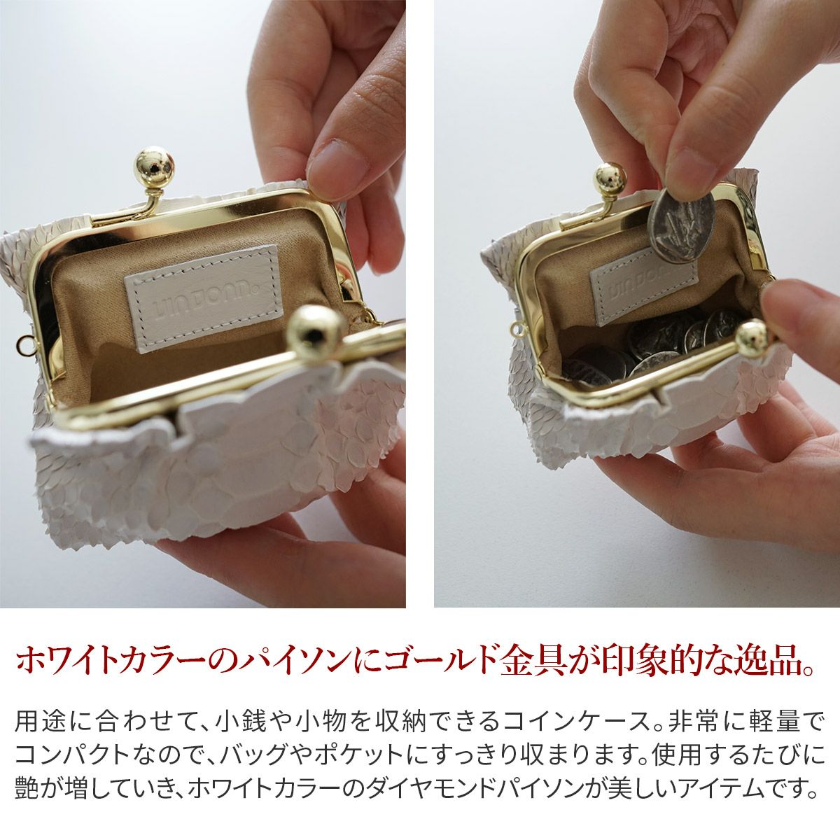 VIA DOAN ヴィア ドアン Bran python ブランパイソン コインケース 456