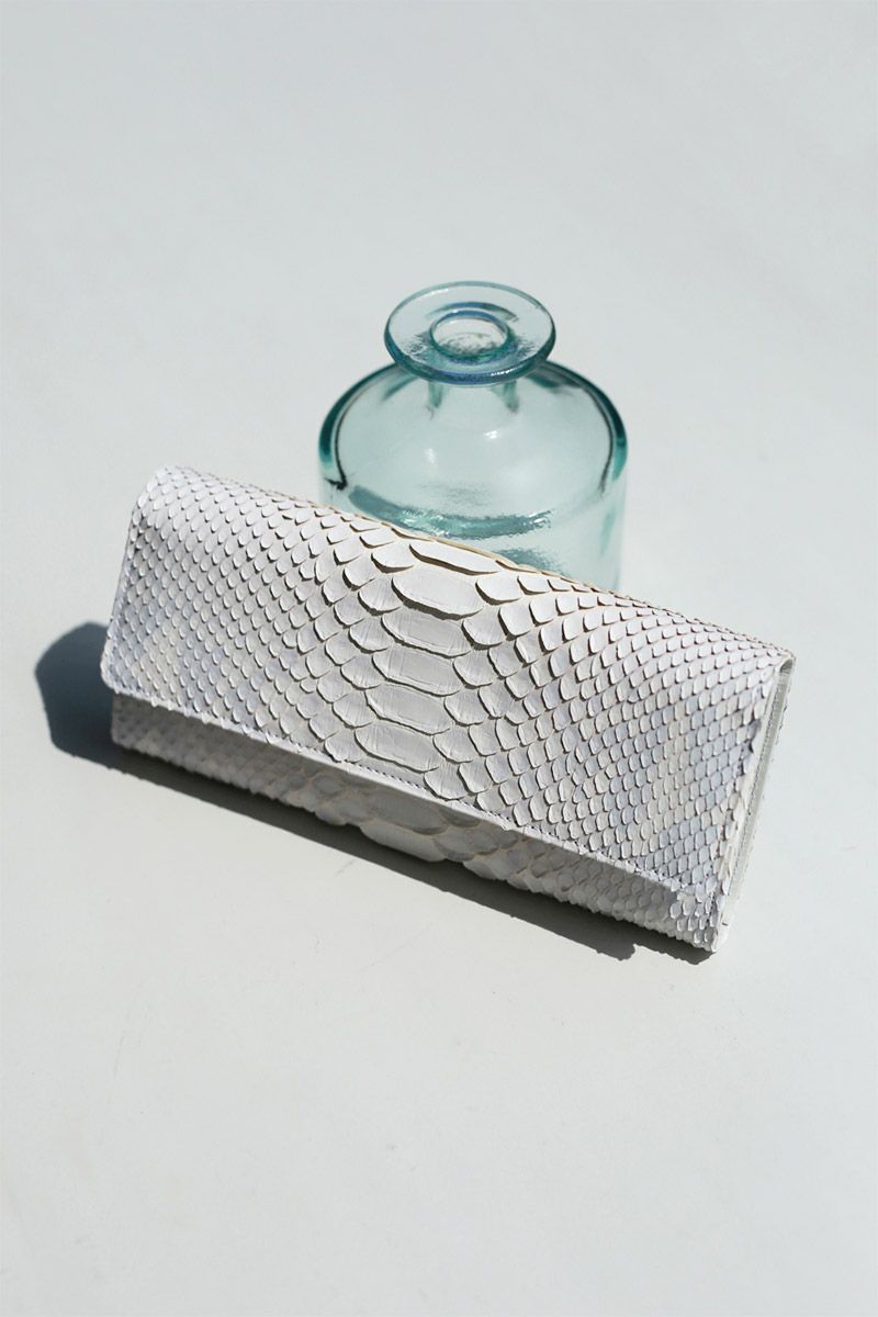 VIA DOAN ヴィア ドアン Bran python ブランパイソン 小銭入れ付き長財布 457