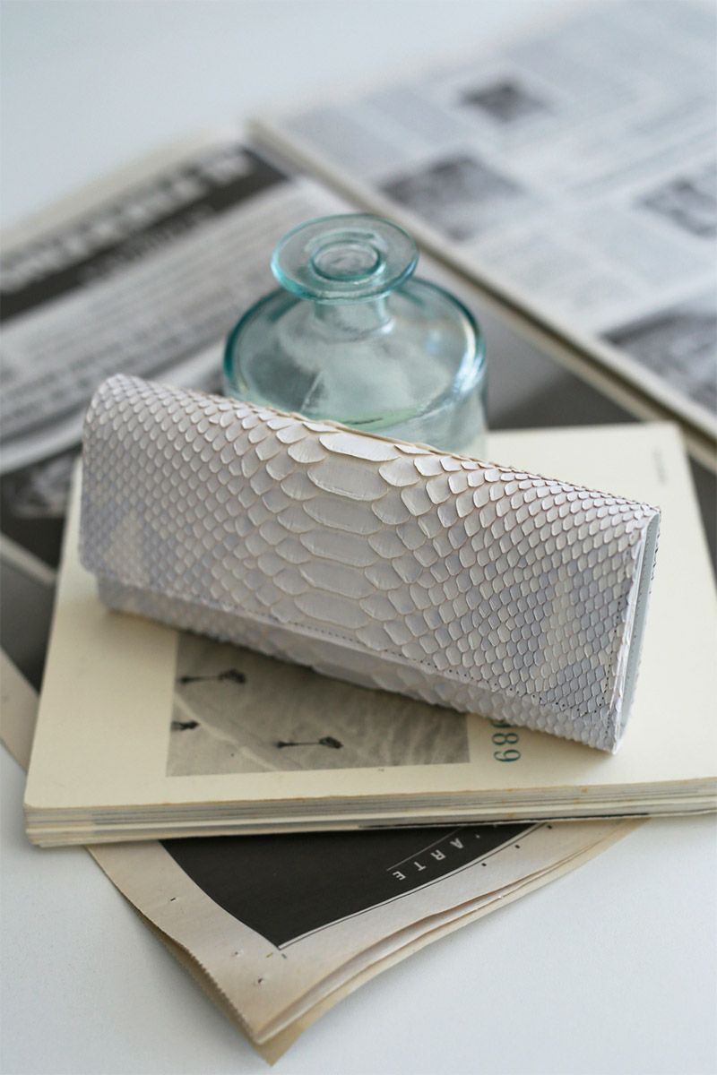 VIA DOAN ヴィア ドアン Bran python ブランパイソン 小銭入れ付き長財布 457