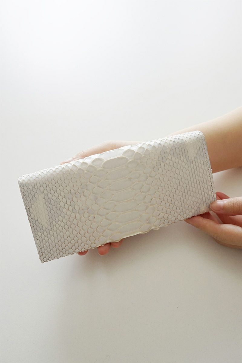 VIA DOAN ヴィア ドアン Bran python ブランパイソン 小銭入れ付き長財布 457