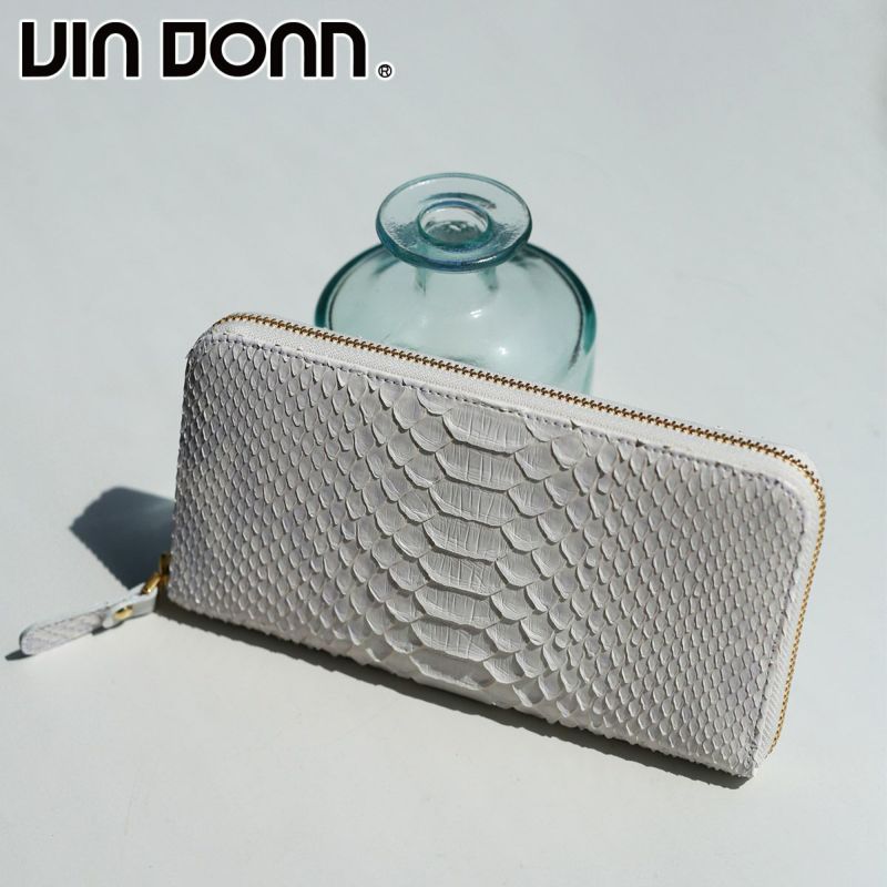 VIA DOAN ヴィア ドアン Bran python ブランパイソン 小銭入れ付き長財布（ラウンドファスナー式 ） 466