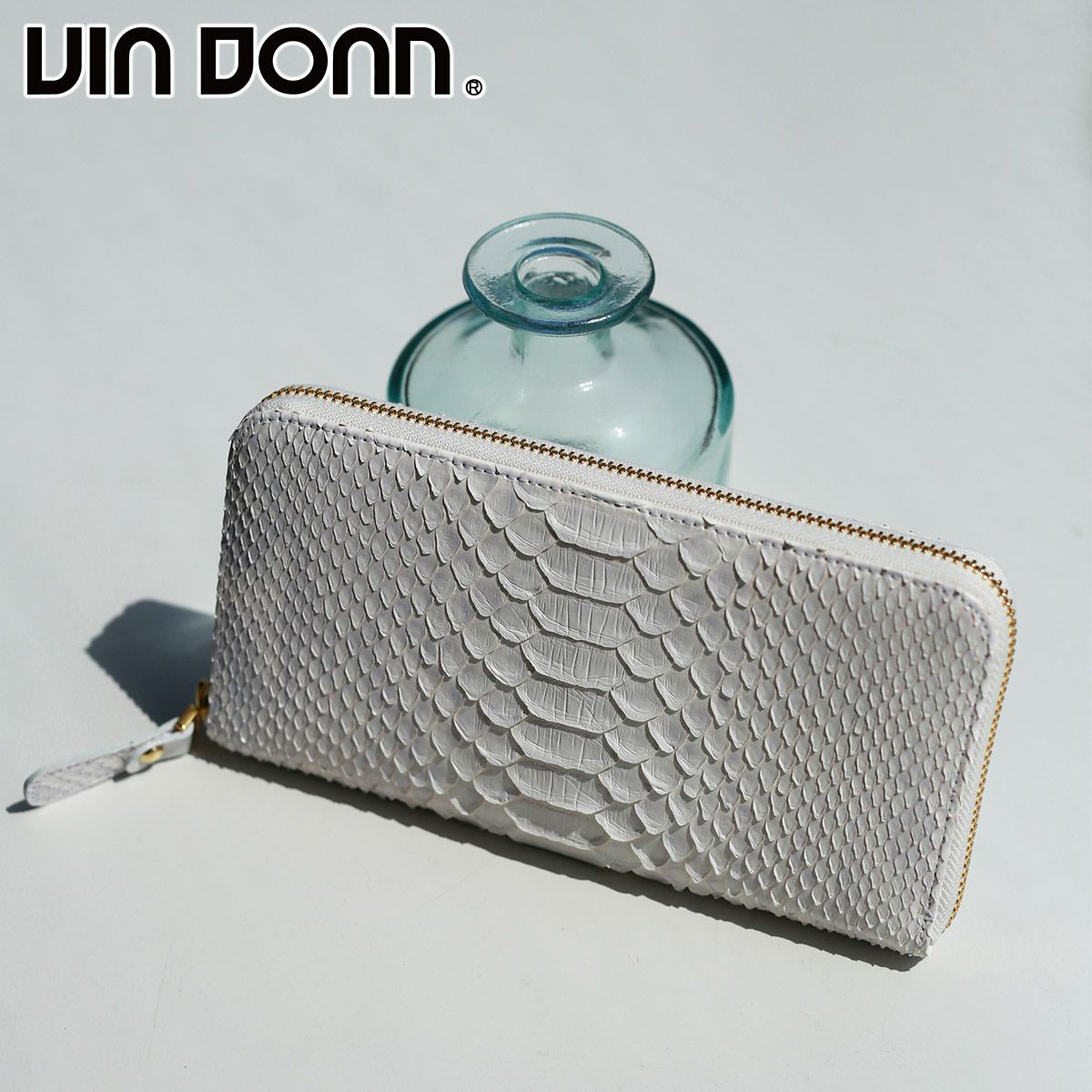 VIA DOAN ヴィア ドアン Bran python ブランパイソン 小銭入れ付き長財布（ラウンドファスナー式 ） 466