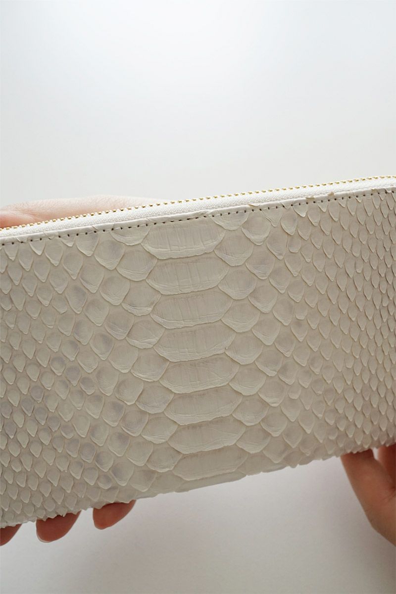 VIA DOAN ヴィア ドアン Bran python ブランパイソン 小銭入れ付き長財布（ラウンドファスナー式 ） 466