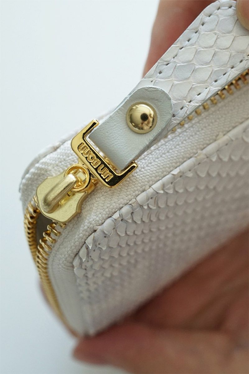 VIA DOAN ヴィア ドアン Bran python ブランパイソン 小銭入れ付き長財布（ラウンドファスナー式 ） 466