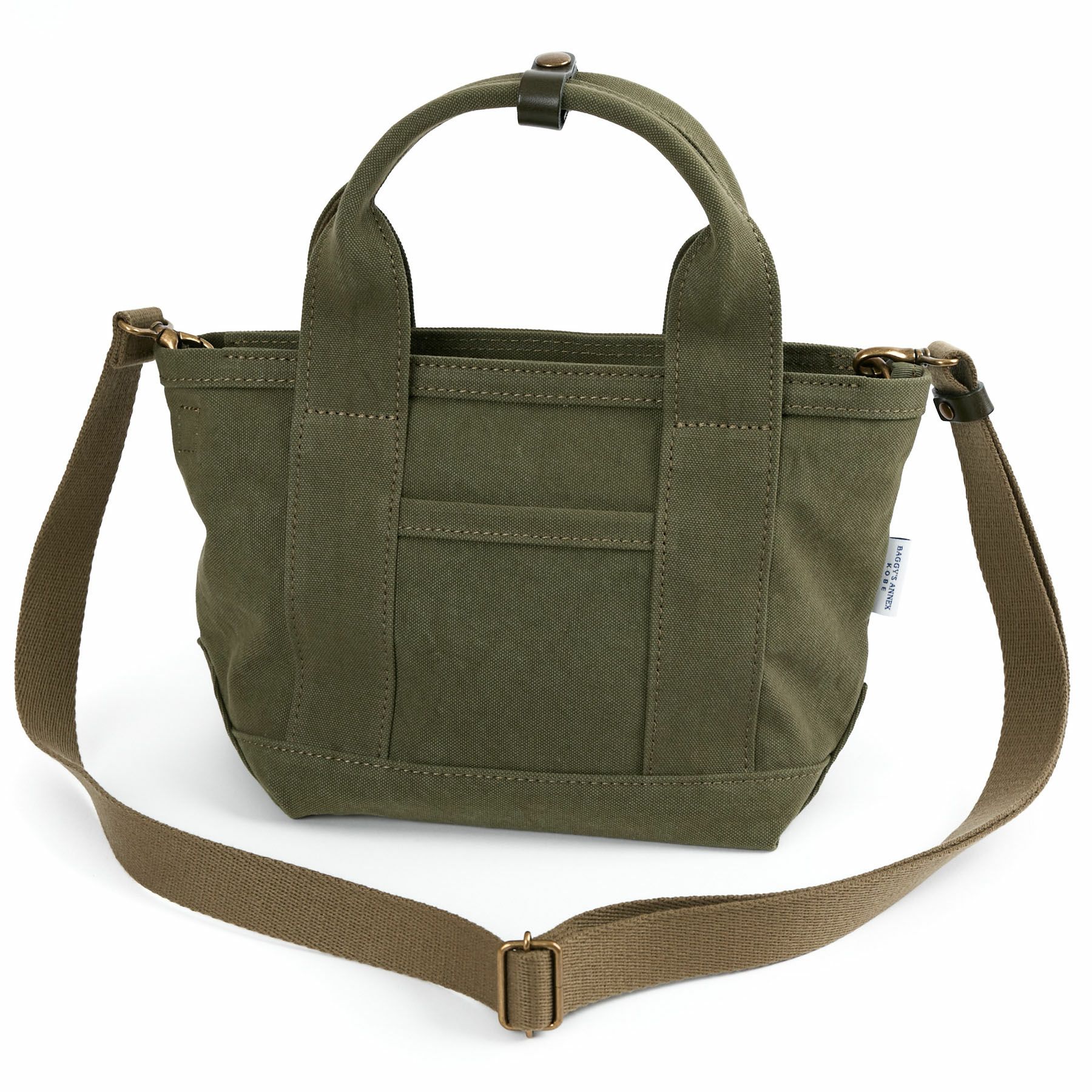 BAGGY'S ANNEX バギーズアネックス 18ozアーミーダックバイオ 2WAYトートショルダーバッグ LGRN-4030