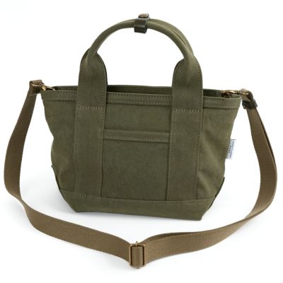 BAGGY'S ANNEX バギーズアネックス 18ozアーミーダックバイオ 2WAYトートショルダーバッグ LGRN-4030