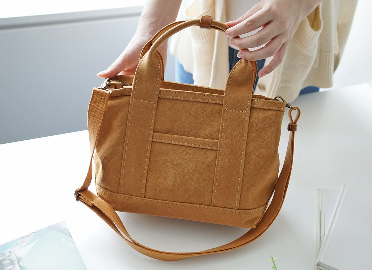 BAGGY'S ANNEX バギーズアネックス 18ozアーミーダックバイオ 2WAYトートショルダーバッグ LGRN-4031