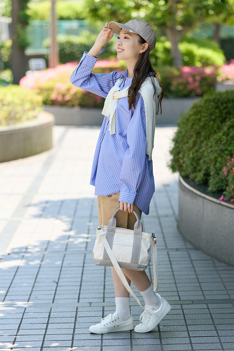 BAGGY'S ANNEX バギーズアネックス 18ozアーミーダックバイオ 2WAYトートショルダーバッグ LGRN-4031