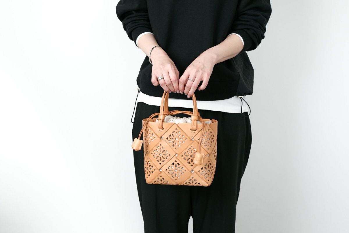 genten ゲンテン Suscut basket サスカットバスケット 手さげバッグ 43979