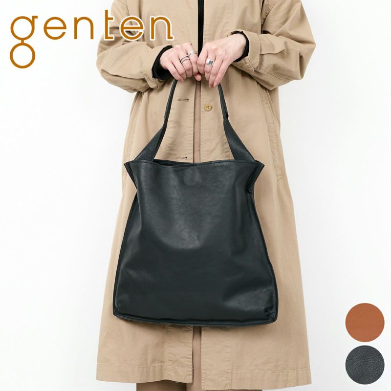 genten ゲンテン サスティナブル巾着 手さげバッグ 43729