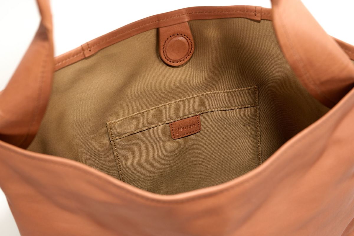 genten ゲンテン サスティナブル巾着 手さげバッグ 43729