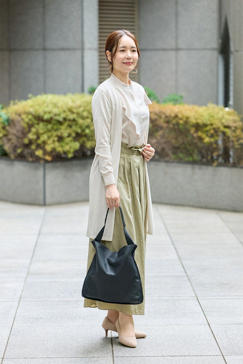 genten ゲンテン サスティナブル巾着 手さげバッグ 43729