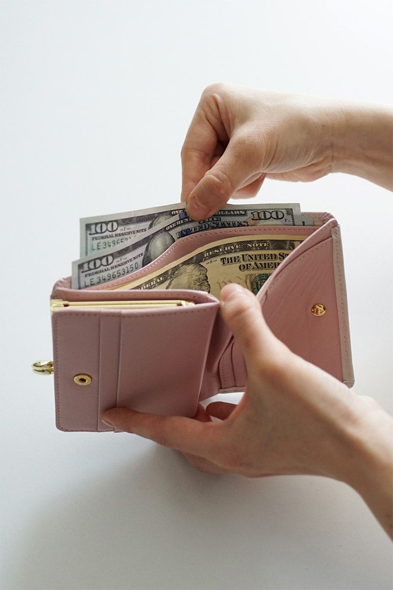 VIA DOAN ヴィア ドアン Dolce ドルチェ 小銭入れ付き二つ折り財布 252