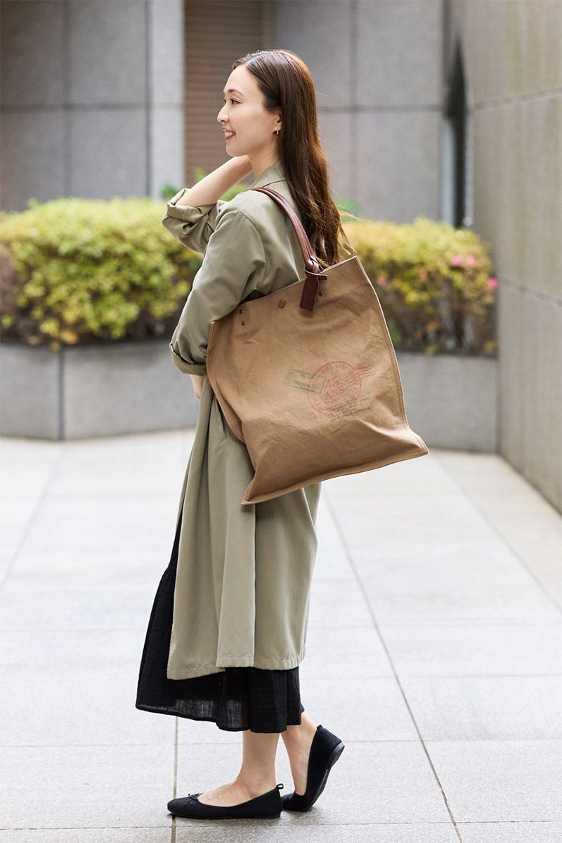 BEAU DESSIN S.A. ボーデッサン ハンプ×ブッテーロ プリント トートバッグ HP3042