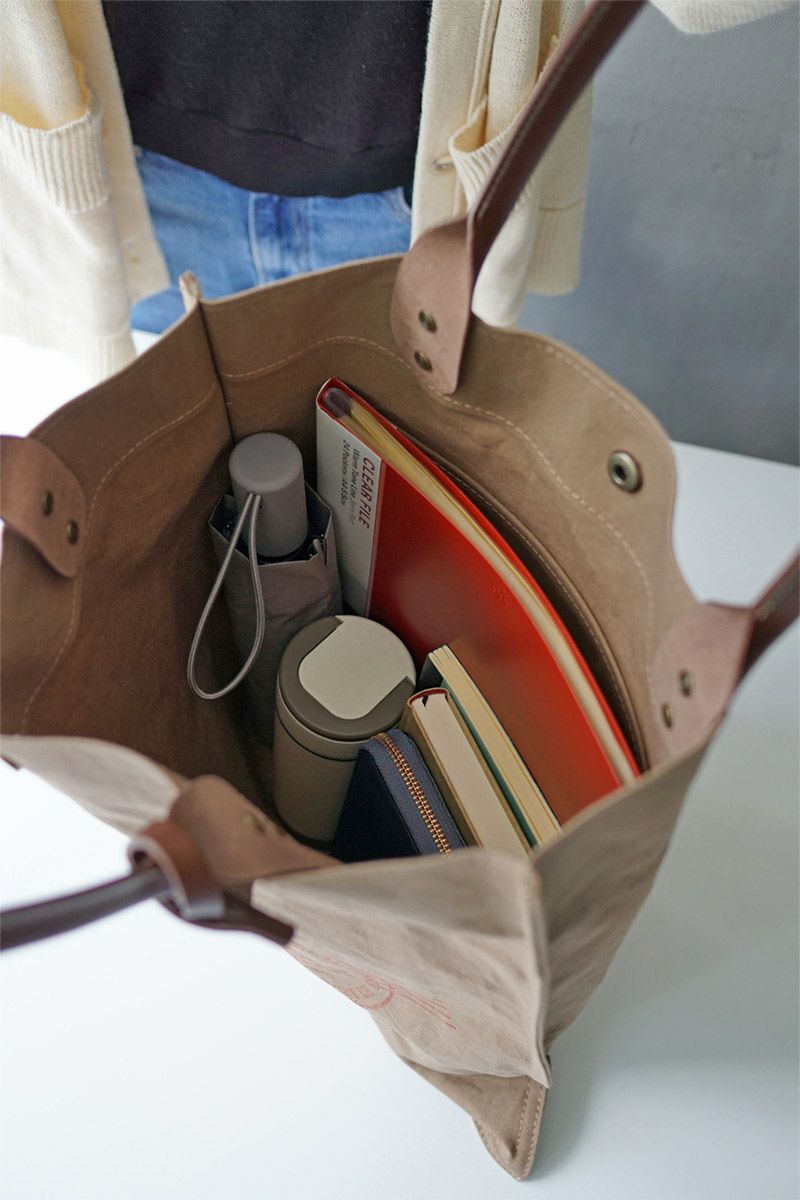 BEAU DESSIN S.A. ボーデッサン ハンプ×ブッテーロ プリント トートバッグ HP3042