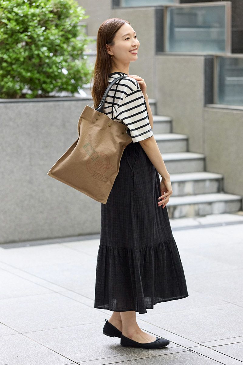 BEAU DESSIN S.A. ボーデッサン ハンプ×ブッテーロ プリント トートバッグ HP3043