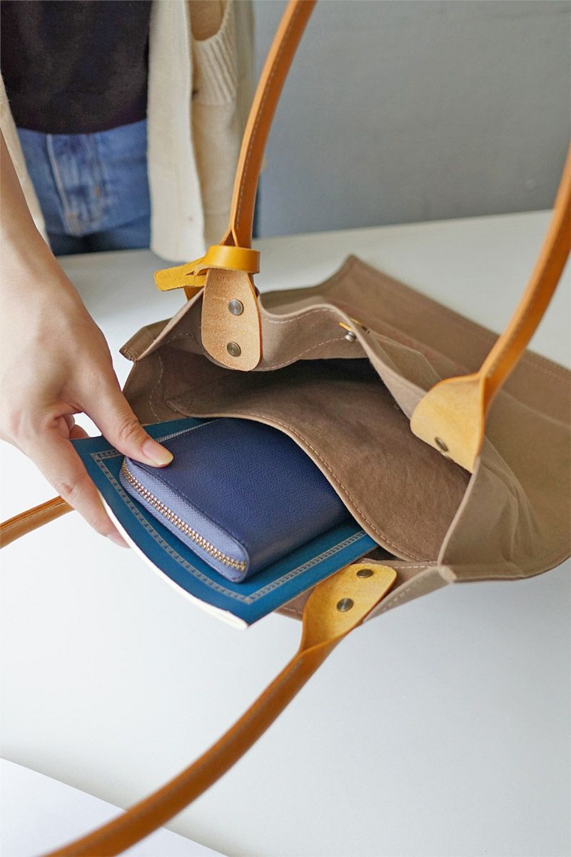 BEAU DESSIN S.A. ボーデッサン ハンプ×ブッテーロ プリント トートバッグ HP3043