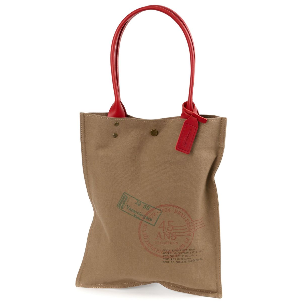 BEAU DESSIN S.A. ボーデッサン ハンプ×ブッテーロ プリント トートバッグ HP3043