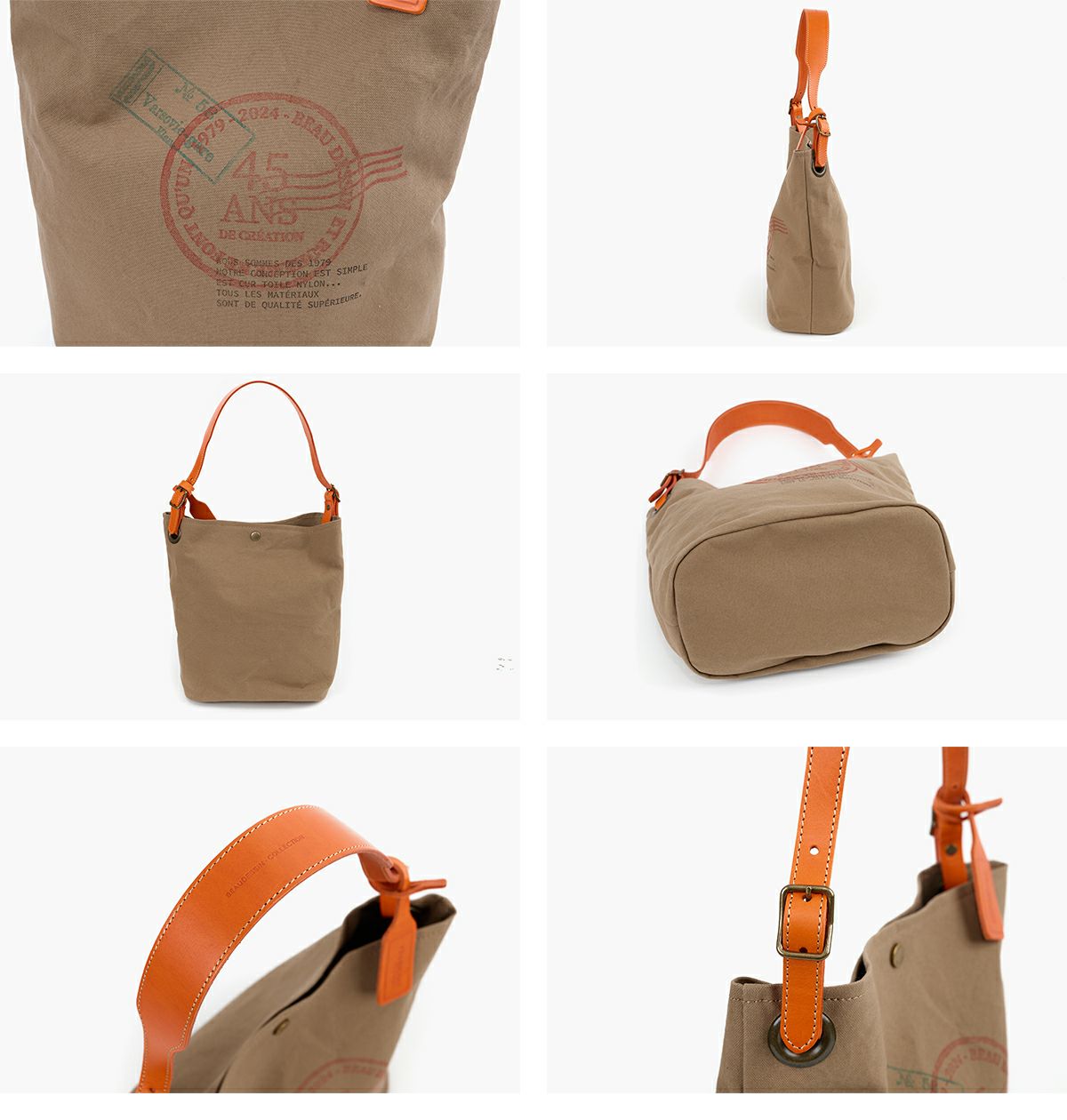 BEAU DESSIN S.A. ボーデッサン ハンプ×ブッテーロ プリント ワンショルダーバッグ HP3044