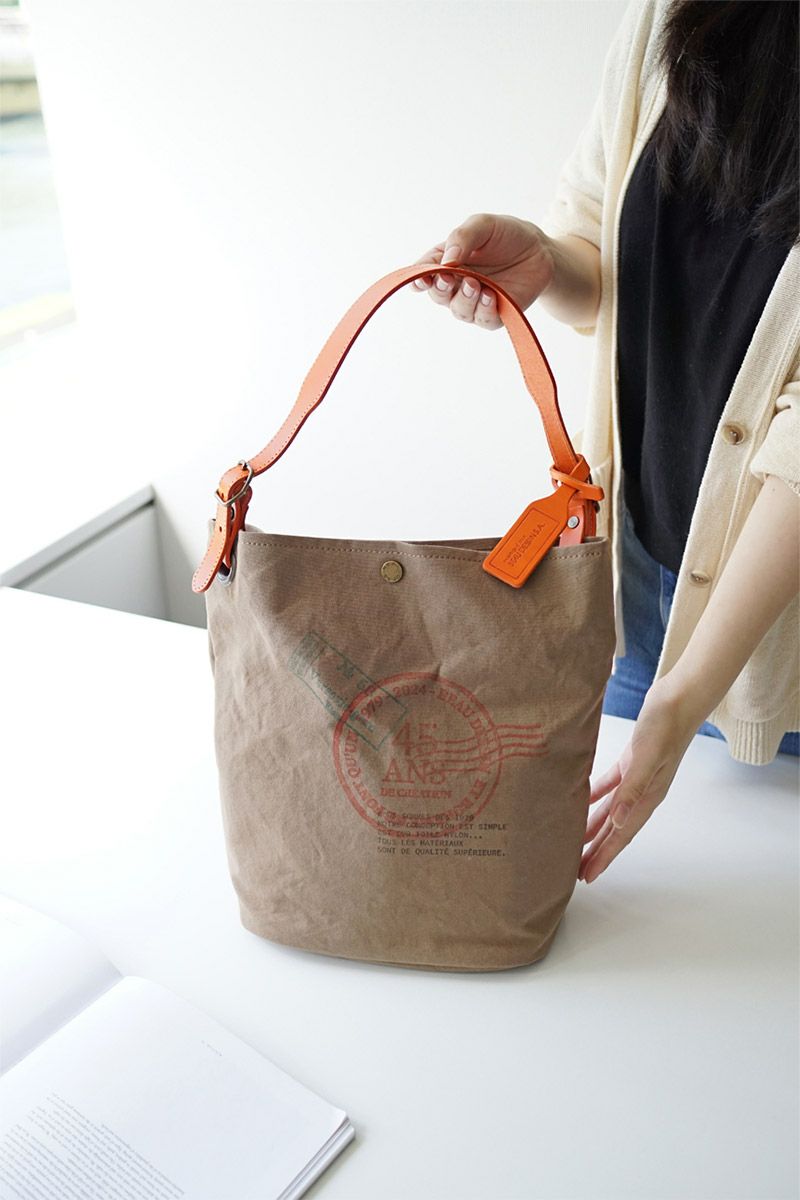 BEAU DESSIN S.A. ボーデッサン ハンプ×ブッテーロ プリント ワンショルダーバッグ HP3044