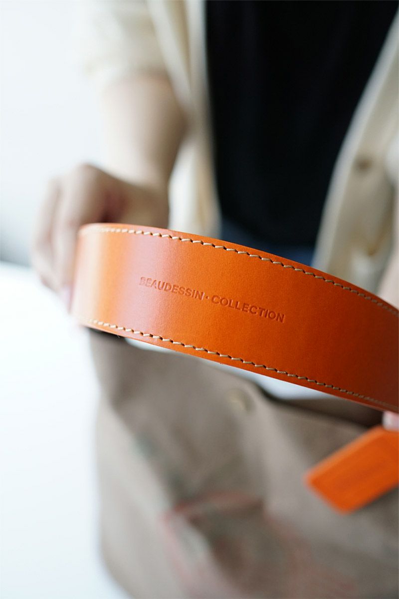 BEAU DESSIN S.A. ボーデッサン ハンプ×ブッテーロ プリント ワンショルダーバッグ HP3044