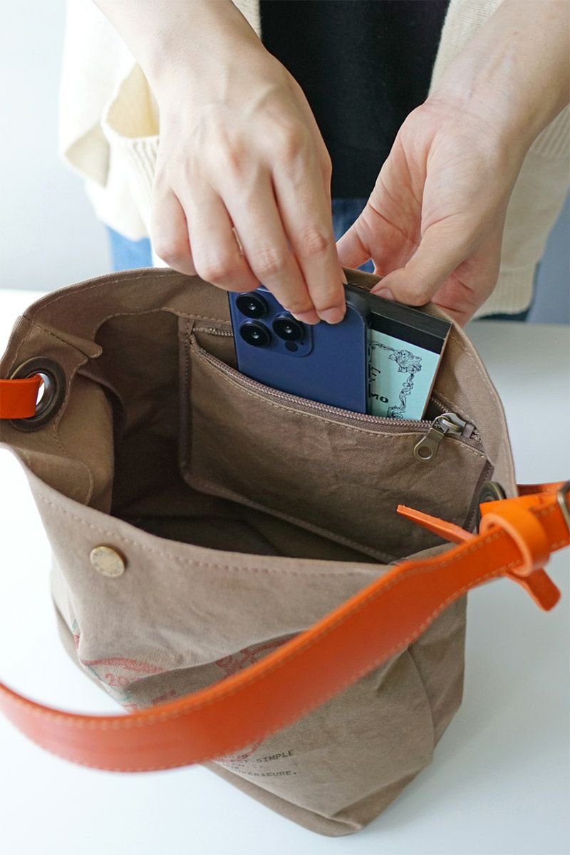 BEAU DESSIN S.A. ボーデッサン ハンプ×ブッテーロ プリント ワンショルダーバッグ HP3044