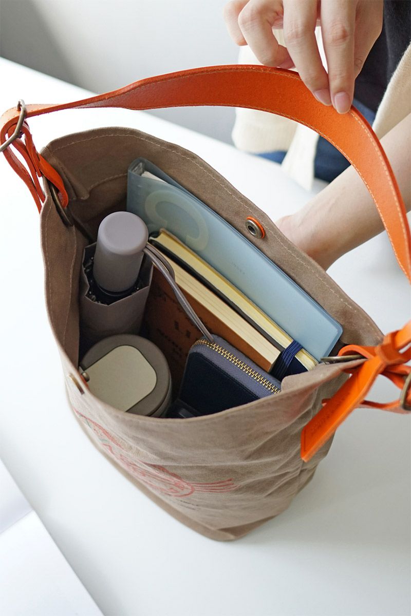 BEAU DESSIN S.A. ボーデッサン ハンプ×ブッテーロ プリント ワンショルダーバッグ HP3044