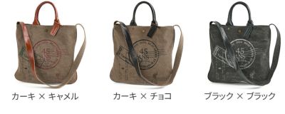 BEAU DESSIN S.A. ボーデッサン タンニン・ワッシャー プリント 2WAYショルダーバッグ TP3046