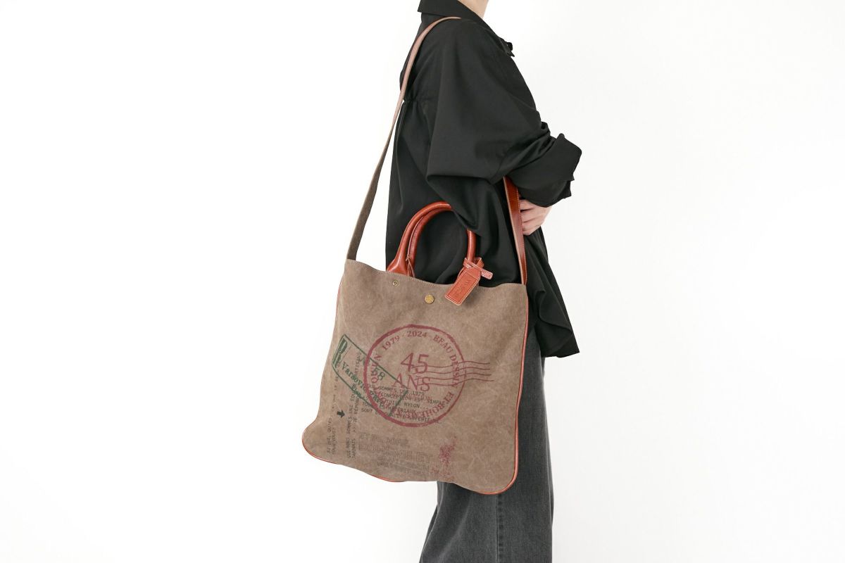 BEAU DESSIN S.A. ボーデッサン タンニン・ワッシャー プリント 2WAYショルダーバッグ TP3046