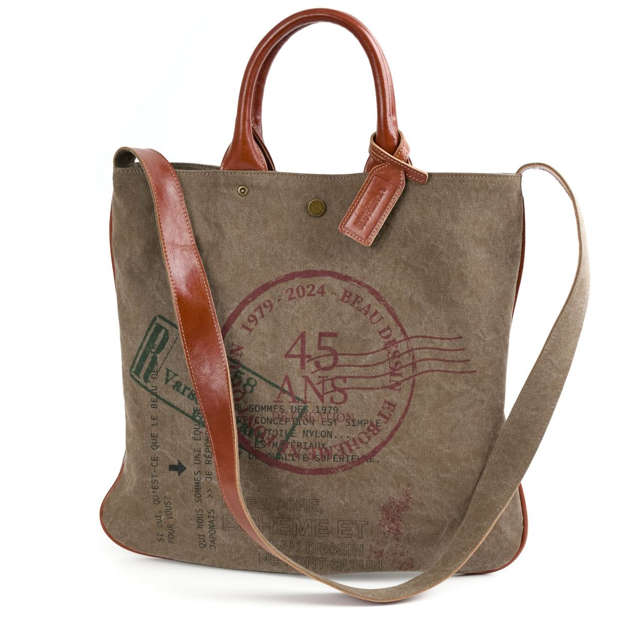 BEAU DESSIN S.A. ボーデッサン タンニン・ワッシャー プリント 2WAYショルダーバッグ TP3046