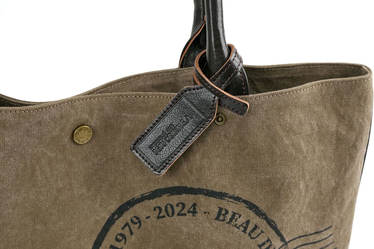 BEAU DESSIN S.A. ボーデッサン タンニン・ワッシャー プリント トートバッグ TP3047