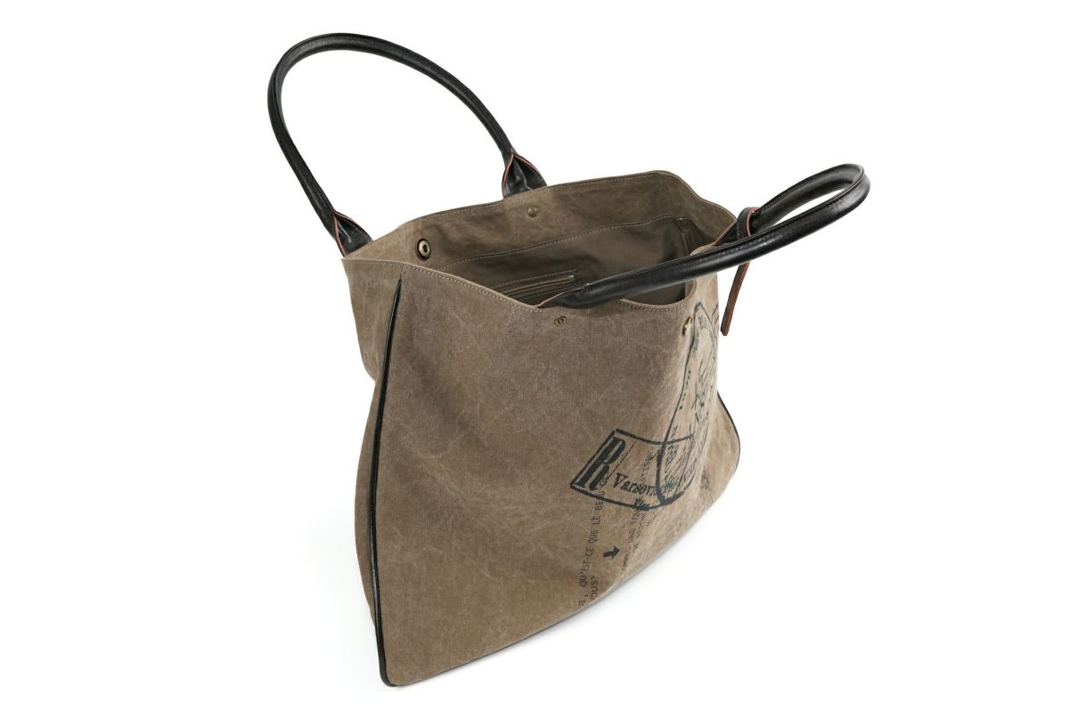 BEAU DESSIN S.A. ボーデッサン タンニン・ワッシャー プリント トートバッグ TP3047