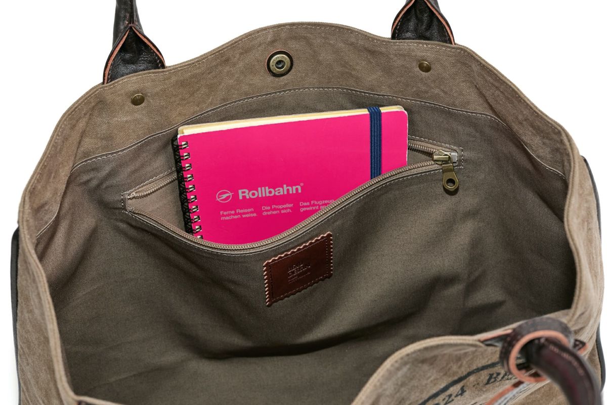 BEAU DESSIN S.A. ボーデッサン タンニン・ワッシャー プリント トートバッグ TP3047