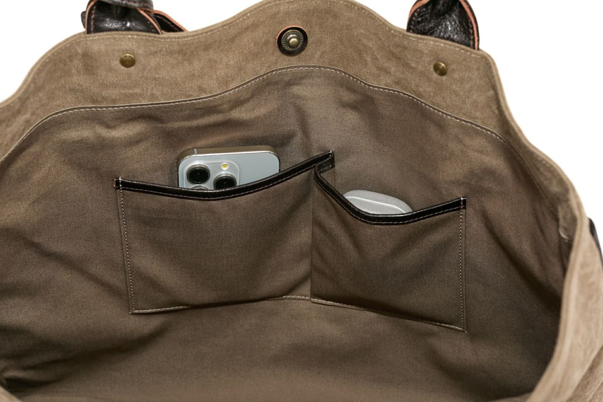 BEAU DESSIN S.A. ボーデッサン タンニン・ワッシャー プリント トートバッグ TP3047