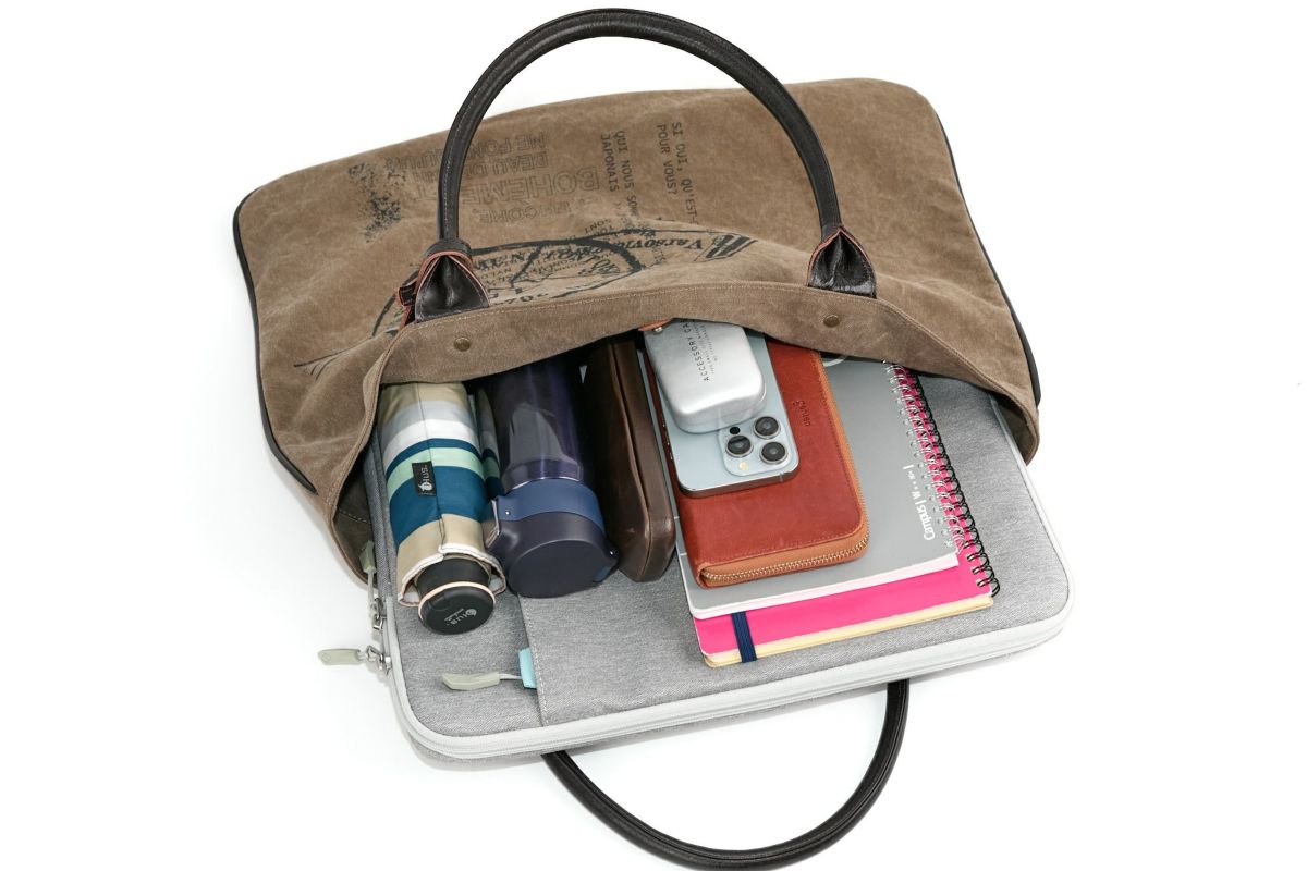 BEAU DESSIN S.A. ボーデッサン タンニン・ワッシャー プリント トートバッグ TP3047