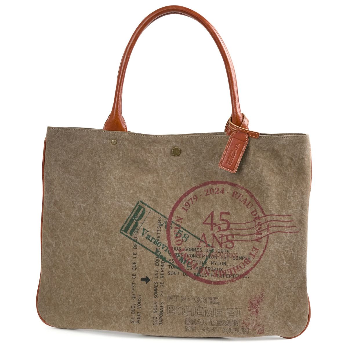 BEAU DESSIN S.A. ボーデッサン タンニン・ワッシャー プリント トートバッグ TP3047