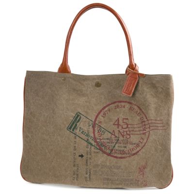 BEAU DESSIN S.A. ボーデッサン タンニン・ワッシャー プリント トートバッグ TP3047