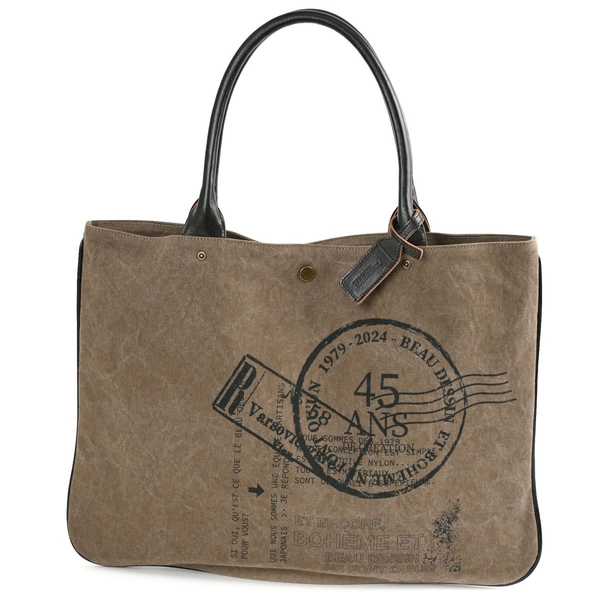 BEAU DESSIN S.A. ボーデッサン タンニン・ワッシャー プリント トートバッグ TP3047