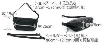 BAGGY'S ANNEX バギーズアネックス グロッシー 2WAYショルダーバッグ LZKM-1501