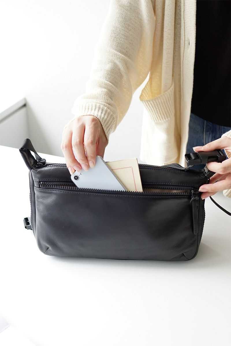 BAGGY'S ANNEX バギーズアネックス グロッシー 2WAYショルダーバッグ LZKM-1502
