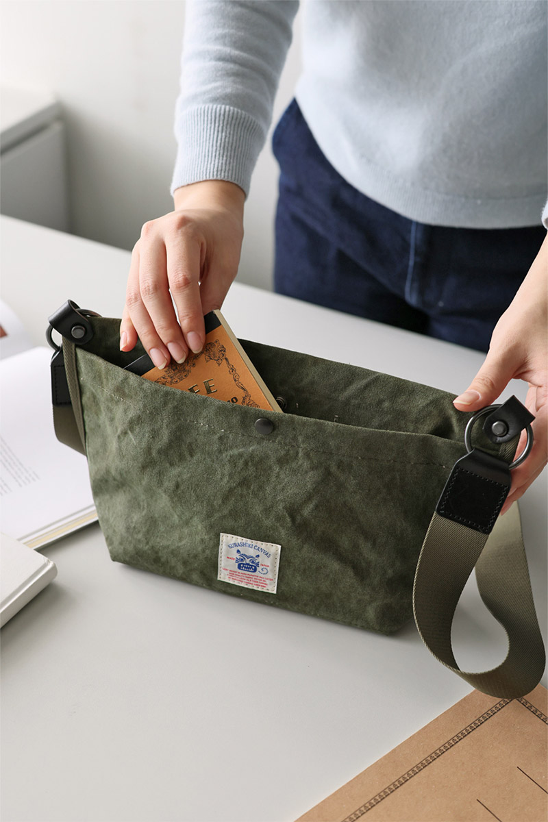 BAGGY PORT バギーポート TIGER CANVAS タイガー帆布 ミニショルダーバッグ GRN-880