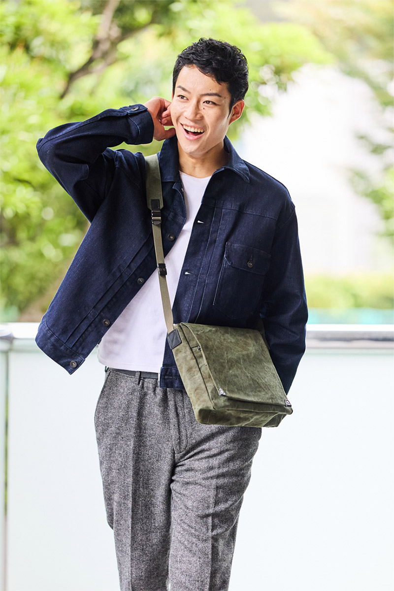 BAGGY PORT バギーポート TIGER CANVAS タイガー帆布 ショルダーバッグ GRN-881
