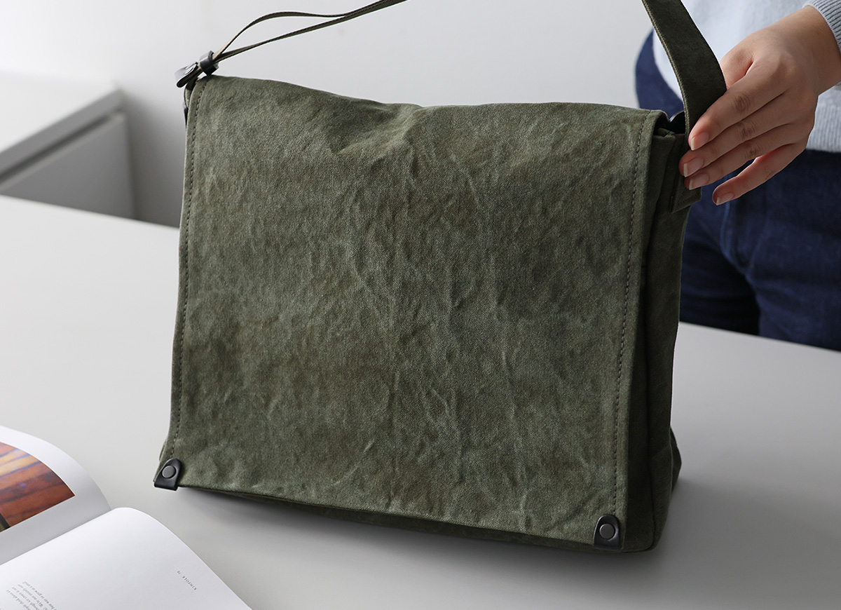 BAGGY PORT バギーポート TIGER CANVAS タイガー帆布 ショルダーバッグ GRN-882