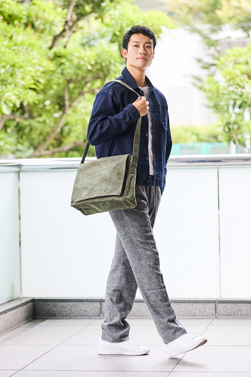 BAGGY PORT バギーポート TIGER CANVAS タイガー帆布 ショルダーバッグ GRN-882