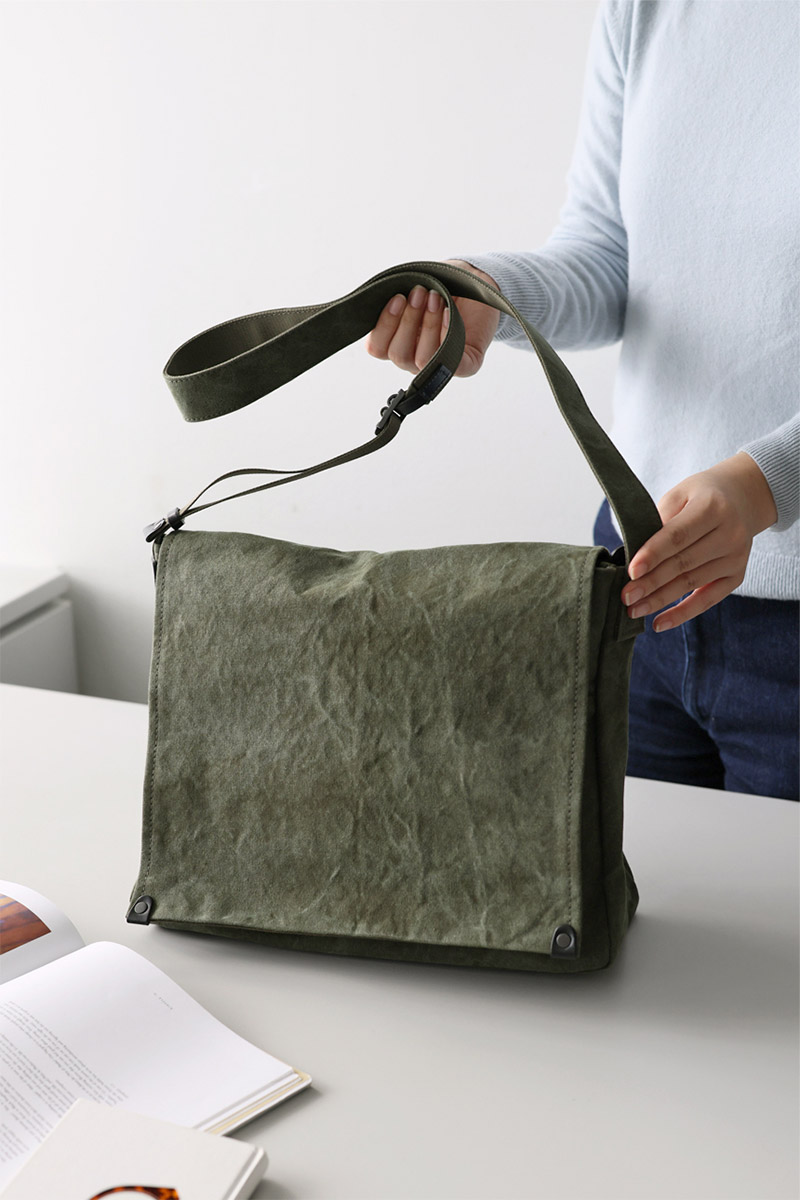 BAGGY PORT バギーポート TIGER CANVAS タイガー帆布 ショルダーバッグ GRN-882