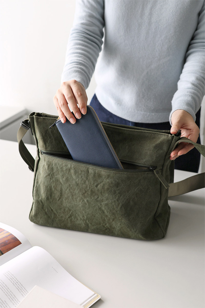 BAGGY PORT バギーポート TIGER CANVAS タイガー帆布 ショルダーバッグ GRN-882