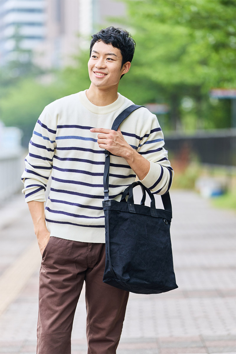 BAGGY PORT バギーポート TIGER CANVAS タイガー帆布 2WAYトートバッグ GRN-883