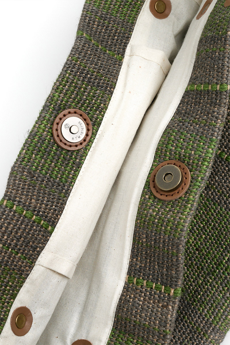 CLEDRAN クレドラン HAND＆WORK ハンド＆ワーク ストライプトートバッグ CR-CL3757