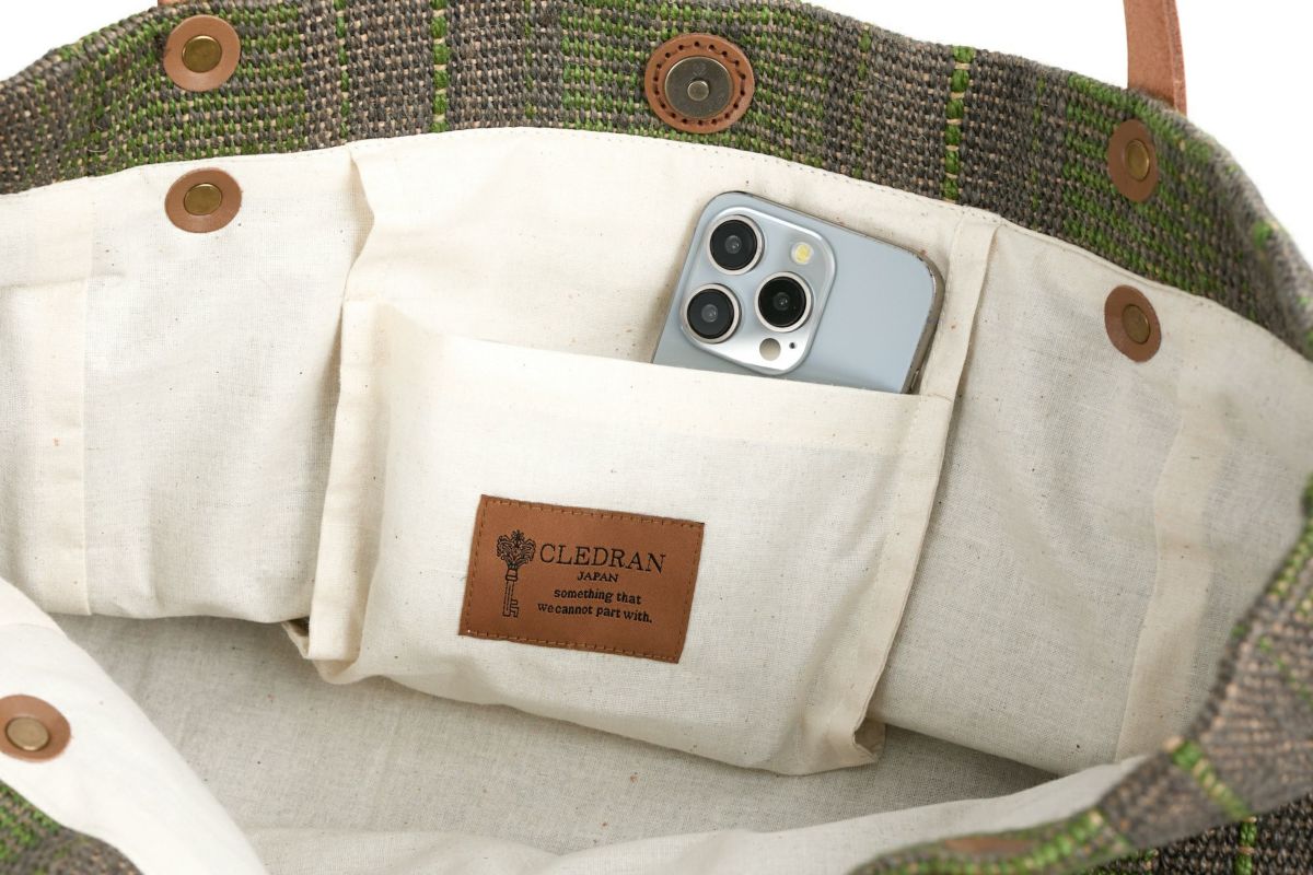 CLEDRAN クレドラン HAND＆WORK ハンド＆ワーク ストライプトートバッグ CR-CL3757