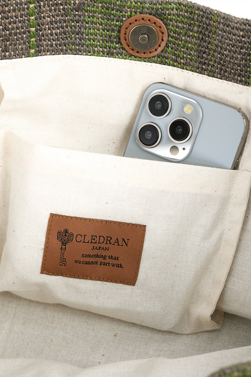 CLEDRAN クレドラン HAND＆WORK ハンド＆ワーク ストライプトートバッグ CR-CL3757
